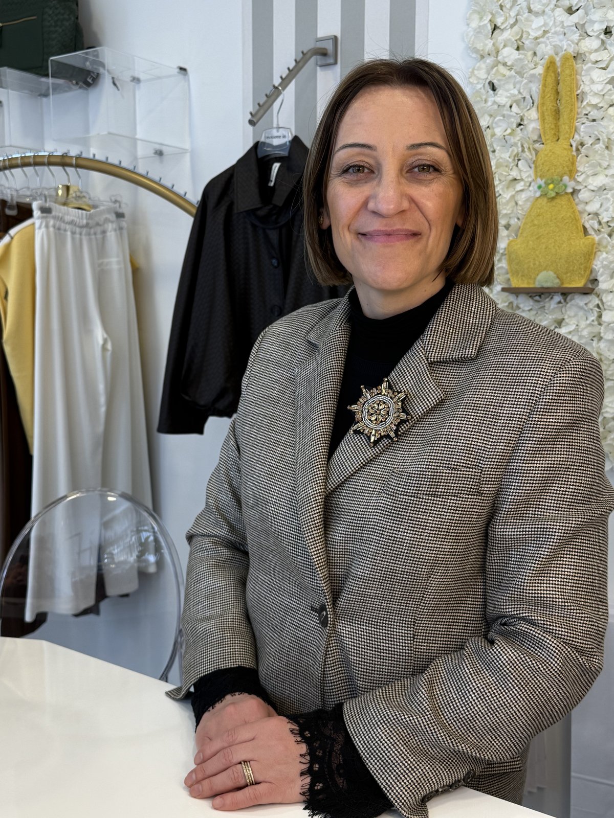 Vita, la fondatrice di Vita Moda ad Alberobello